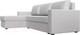 Миниатюра изображения товара Диван угловой Лига Диванов Траумберг Лайт левый (экокожа белый)
