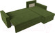 Миниатюра изображения товара Диван угловой Лига Диванов Траумберг Лайт правый (микровельвет зеленый)