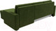 Миниатюра изображения товара Диван угловой Лига Диванов Траумберг Лайт правый (микровельвет зеленый)