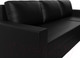 Миниатюра изображения товара Диван угловой Лига Диванов Траумберг Лайт правый (экокожа черный)
