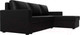 Миниатюра изображения товара Диван угловой Лига Диванов Траумберг Лайт правый (экокожа черный)