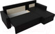 Миниатюра изображения товара Диван угловой Лига Диванов Траумберг Лайт правый (экокожа черный)