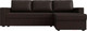 Миниатюра изображения товара Диван угловой Лига Диванов Траумберг Лайт правый (экокожа коричневый)