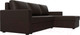 Миниатюра изображения товара Диван угловой Лига Диванов Траумберг Лайт правый (экокожа коричневый)