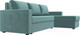 Миниатюра изображения товара Диван угловой Лига Диванов Траумберг Лайт правый (велюр бирюзовый)