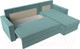 Миниатюра изображения товара Диван угловой Лига Диванов Траумберг Лайт правый (велюр бирюзовый)