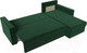Миниатюра изображения товара Диван угловой Лига Диванов Траумберг Лайт правый (велюр зеленый)