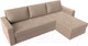 Миниатюра изображения товара Диван угловой Лига Диванов Траумберг Лайт правый (велюр бежевый)