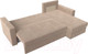 Миниатюра изображения товара Диван угловой Лига Диванов Траумберг Лайт правый (велюр бежевый)