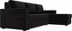 Миниатюра изображения товара Диван угловой Лига Диванов Траумберг Лайт правый (велюр черный)