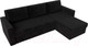 Миниатюра изображения товара Диван угловой Лига Диванов Траумберг Лайт правый (велюр черный)