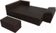 Миниатюра изображения товара Диван угловой Лига Диванов Хьюго левый (экокожа коричневый)