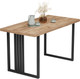 Миниатюра изображения товара Обеденный стол Mio Tesoro Laim 36 120x66 (дуб крафт золотой/черный)