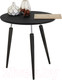 Миниатюра изображения товара Журнальный столик Мебелик BeautyStyle 22 (черный элит/металл/эбеновое дерево)