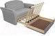 Миниатюра изображения товара Диван Mebel-Ars Малютка №2 (рогожка серый/подлокотники серый)