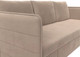 Миниатюра изображения товара Диван Лига Диванов Слим / 119800 (велюр бежевый)