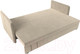 Миниатюра изображения товара Диван Лига Диванов Слим / 119808 (микровельвет бежевый)