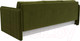 Миниатюра изображения товара Диван Лига Диванов Слим / 119810 (микровельвет зеленый)