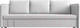 Миниатюра изображения товара Диван Лига Диванов Слим / 119819 (экокожа белый)