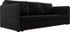 Миниатюра изображения товара Диван Лига Диванов Слим / 119822 (экокожа черный)