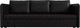 Миниатюра изображения товара Диван Лига Диванов Слим / 119822 (экокожа черный)