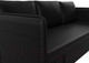 Миниатюра изображения товара Диван Лига Диванов Слим / 119822 (экокожа черный)