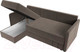 Миниатюра изображения товара Диван угловой Лига Диванов Слим левый (велюр коричневый)