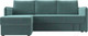 Миниатюра изображения товара Диван угловой Лига Диванов Слим левый (велюр бирюзовый)