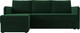 Миниатюра изображения товара Диван угловой Лига Диванов Слим левый (велюр зеленый)