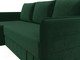Миниатюра изображения товара Диван угловой Лига Диванов Слим левый (велюр зеленый)