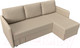 Миниатюра изображения товара Диван угловой Лига Диванов Слим правый (экокожа бежевый)