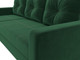 Миниатюра изображения товара Диван угловой Лига Диванов Ливерпуль Лайт левый (велюр зеленый)