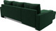 Миниатюра изображения товара Диван угловой Лига Диванов Ливерпуль Лайт левый (велюр зеленый)