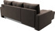 Миниатюра изображения товара Диван угловой Лига Диванов Ливерпуль Лайт левый (велюр коричневый)