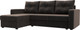 Миниатюра изображения товара Диван угловой Лига Диванов Ливерпуль Лайт левый (велюр коричневый)