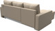 Миниатюра изображения товара Диван угловой Лига Диванов Ливерпуль Лайт левый (экокожа бежевый)