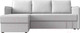 Миниатюра изображения товара Диван угловой Лига Диванов Слим левый (экокожа белый)