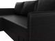 Миниатюра изображения товара Диван угловой Лига Диванов Слим левый (экокожа черный)