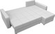 Миниатюра изображения товара Диван угловой Лига Диванов Ливерпуль Лайт правый (экокожа белый)