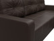 Миниатюра изображения товара Диван угловой Лига Диванов Ливерпуль Лайт правый (экокожа коричневый)