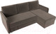 Миниатюра изображения товара Диван угловой Лига Диванов Слим правый (велюр коричневый)