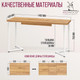 Миниатюра изображения товара Обеденный стол Millwood Лофт Лондон 100-140x60x76 (дуб золотой Craft/металл белый)