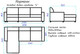 Миниатюра изображения товара Диван угловой Домовой Норманн 4УС (Lux 20)