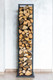 Миниатюра изображения товара Дровница для камина Fire&Wood Turin L 400x400x1450 (черный)