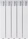 Миниатюра изображения товара Радиатор алюминиевый Nova Florida Extrathermserir Super B4 500/100 White (5 секций)
