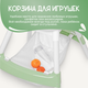 Миниатюра изображения товара Стульчик для кормления NINO Moon (зеленый)