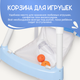 Миниатюра изображения товара Стульчик для кормления NINO Moon (синий)