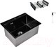 Миниатюра изображения товара Мойка кухонная Wisent WS35848B+GER013+WW405B+W302644B