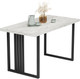 Миниатюра изображения товара Обеденный стол Mio Tesoro Laim 36 120x66 (дуб крафт белый/черный)
