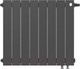 Миниатюра изображения товара Радиатор биметаллический Royal Thermo PianoForte 500 VDR Noir Sable (8 секций)